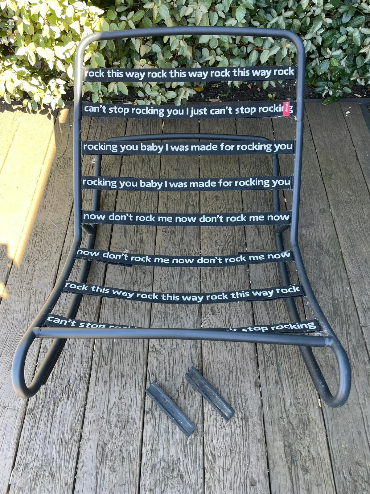 Te koop: Fatboy schommelstoel, Ophalen, Gebruikt, Kunststof