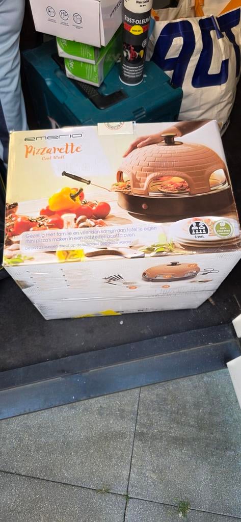Pizzarette 6 pers, Witgoed en Apparatuur, Gourmetstellen, Ophalen, Zo goed als nieuw, 4 t/m 7 personen