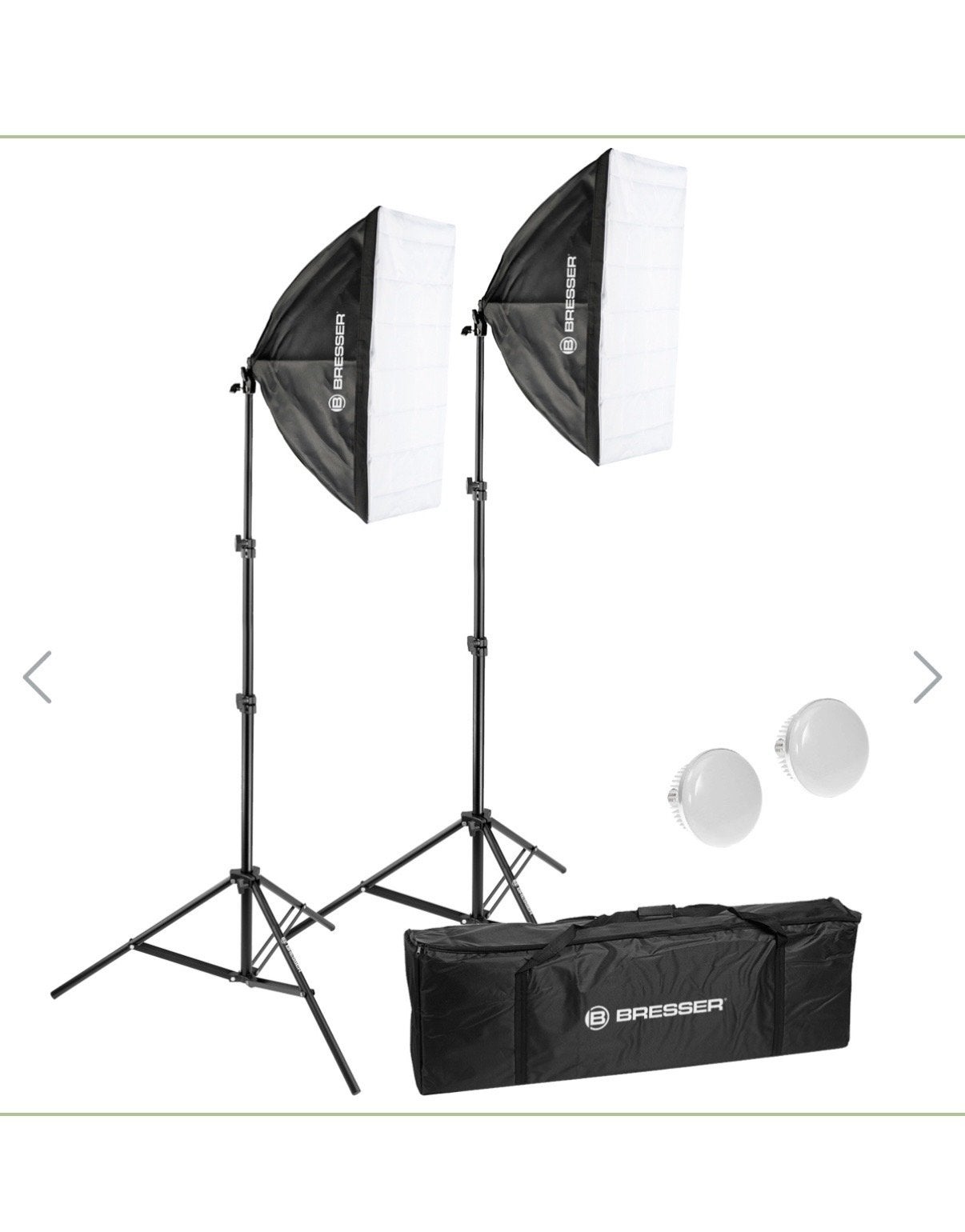 Bresser Fotostudio Set met Softboxen en Statieven, Ophalen, Complete fotostudio, Bresser, Zo goed als nieuw