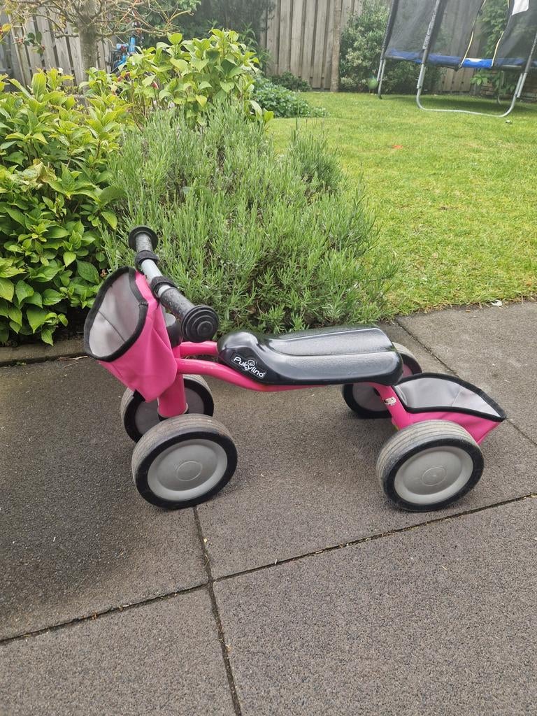 Puky fietsje met stuur- en achtertasje!, Ophalen, Gebruikt, Loopfiets