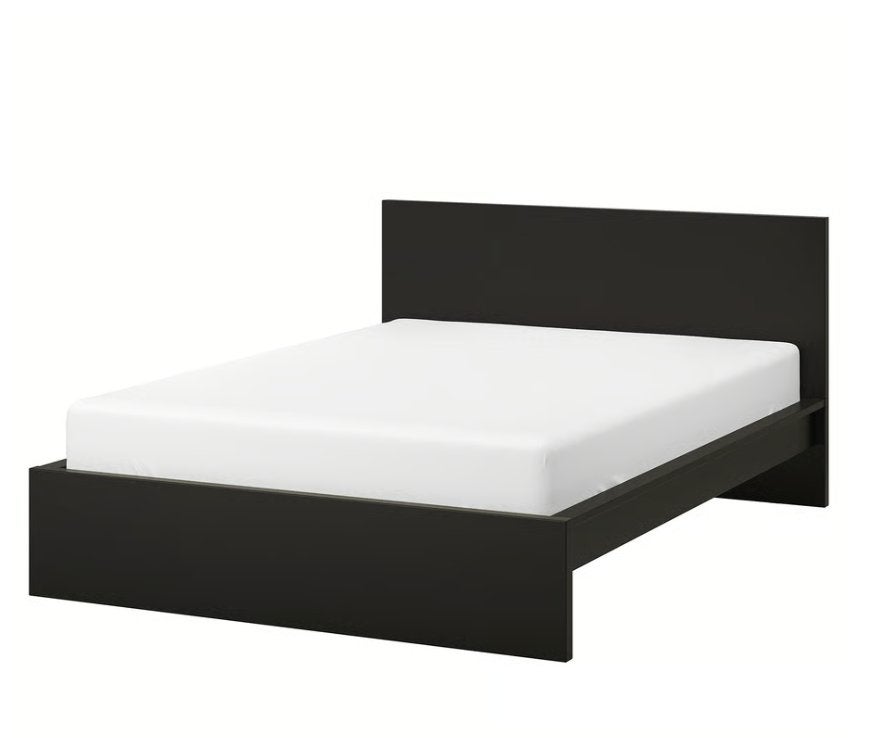 Malm 2Persoonsbed 160x200 met matras 3 maanden oud, Huis en Inrichting, Ophalen, Tweepersoons, 140 cm, Zo goed als nieuw