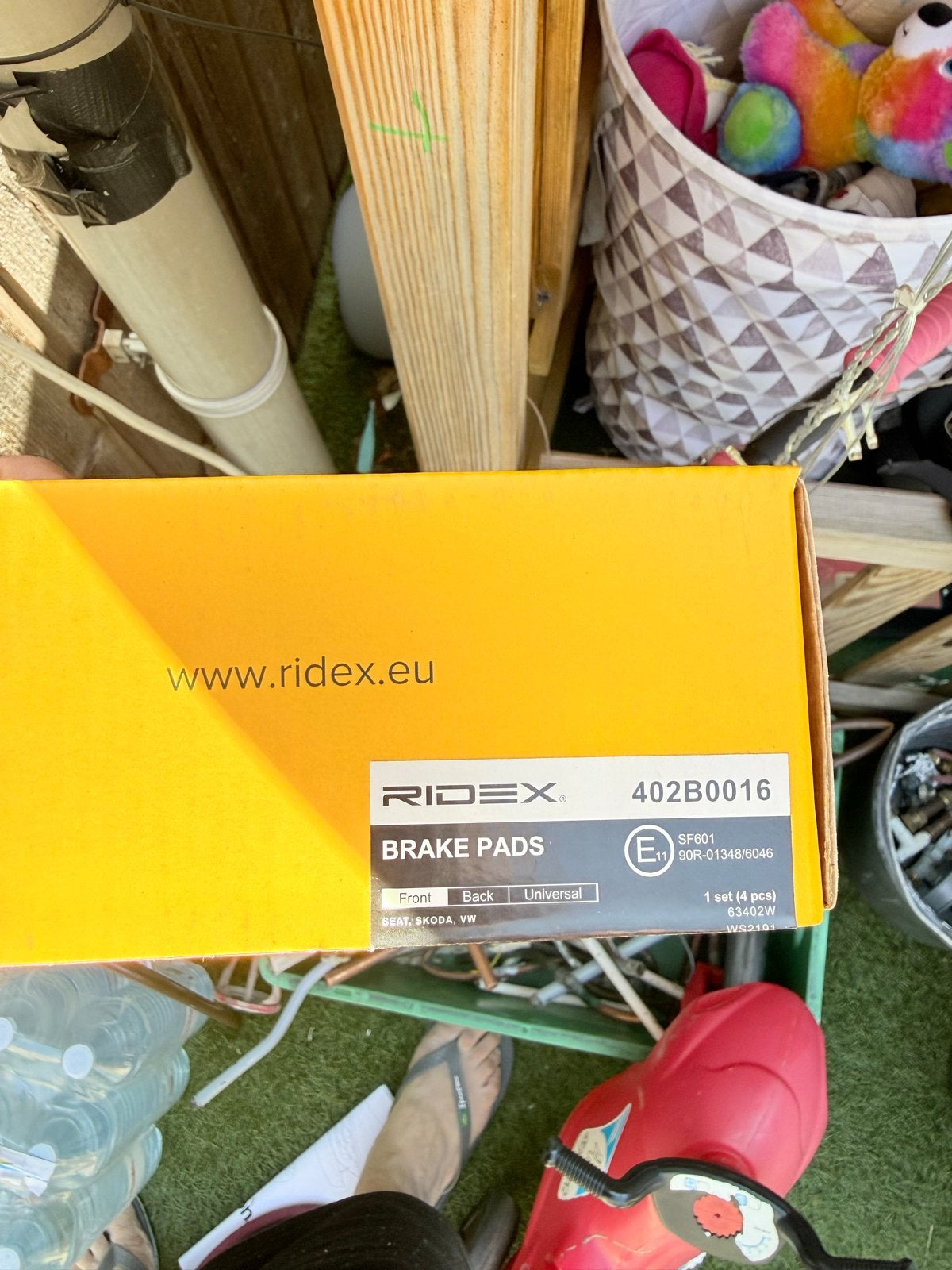 Ridex Remblokken en Vaico Luchtfilter voor diverse auto's, Ophalen, Nieuw, Seat