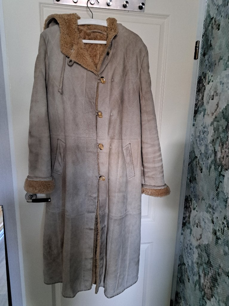 Lammy coat, Kleding | Dames, Ophalen, Gedragen, Maat 38/40 (M), Beige
