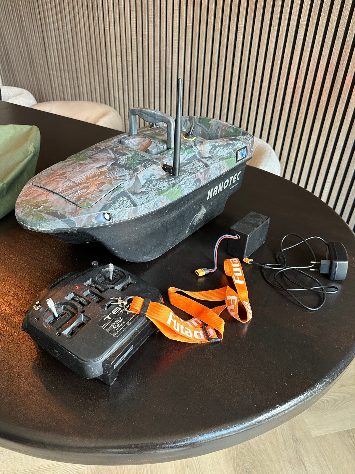 Nanotec voerboot velixar fishfinder, Watersport en Boten, Ophalen, Gebruikt, Complete set