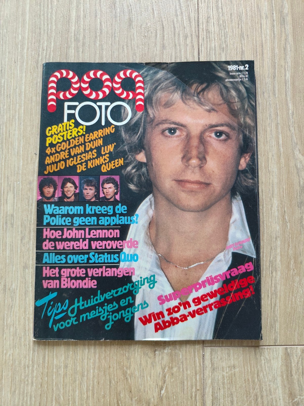 Popfoto 1981 nr. 2 Super Poster Luv', Verzamelen, Ophalen of Verzenden, 1980 tot heden, Nederland, Tijdschrift