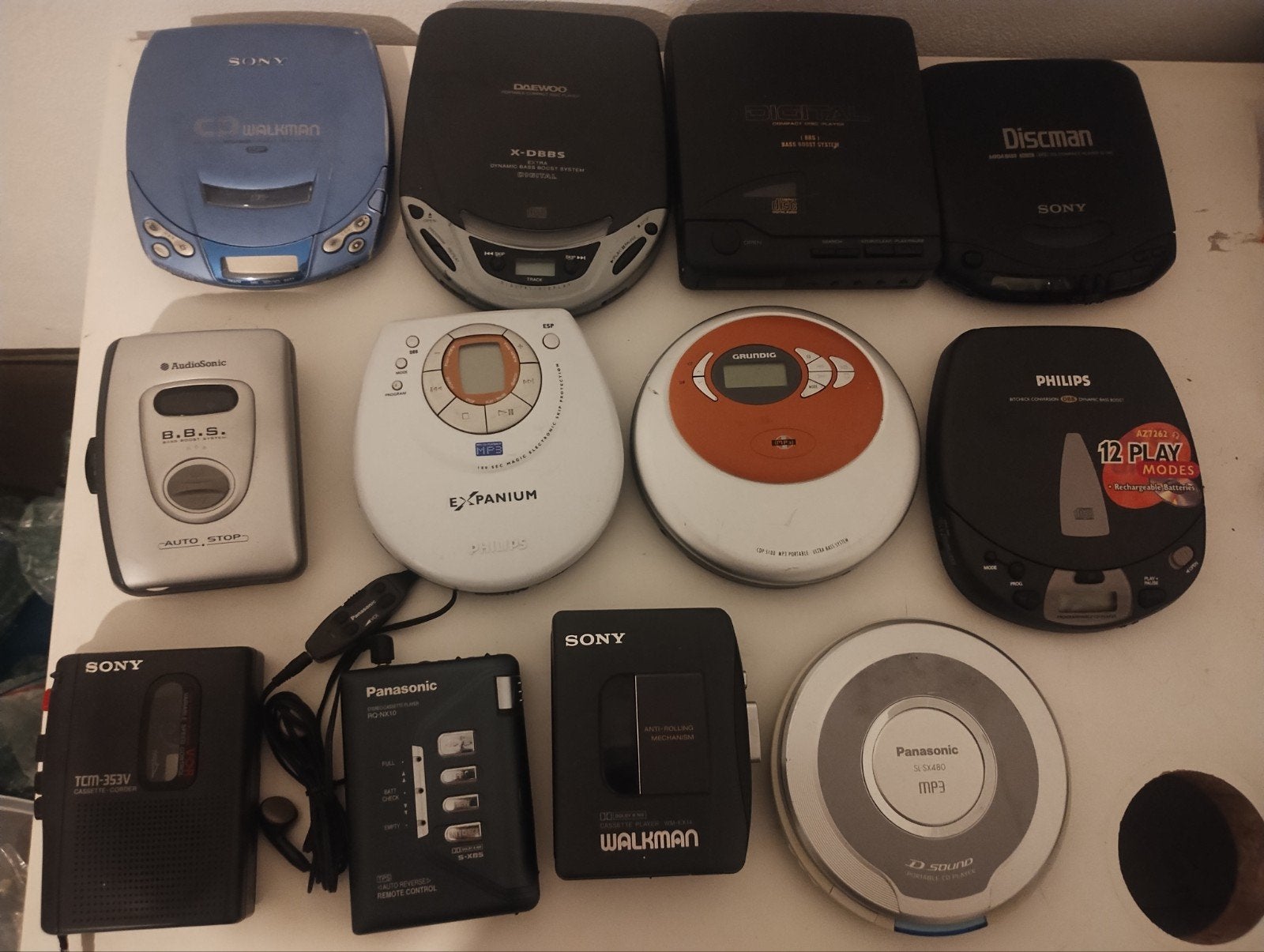 Partij walkmans en discmans, Verzenden, Walkman