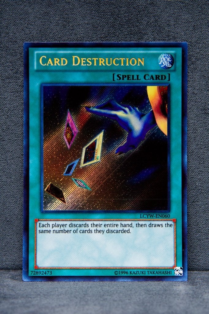 Yu-Gi-Oh! Card Destruction LCYW-EN060 Secret Rare NM, Ophalen of Verzenden, Zo goed als nieuw, Losse kaart, Foil