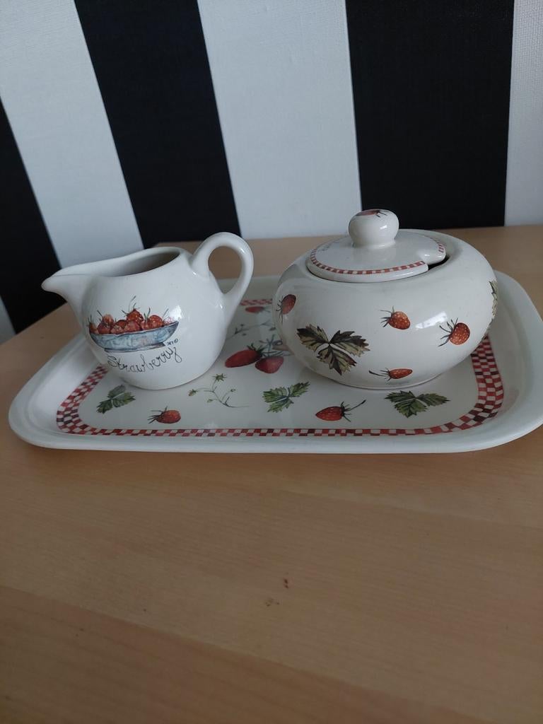 Melk en suiker setje, Ophalen of Verzenden, Zo goed als nieuw, Overige stijlen, Overige typen