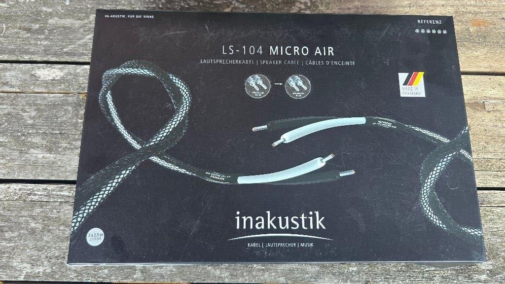 Inakustik LS-104 Micro Air Luidsprekerkabel 2x3m BFA Nieuw!, Audio, Tv en Foto, Audiokabels en Televisiekabels, Ophalen of Verzenden