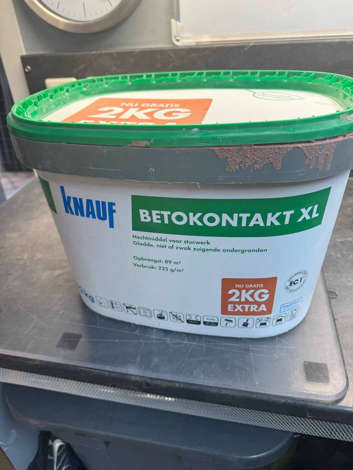 Knauf Betokontakt XL voorstrijk - ca. 11 kg, Doe-het-zelf en Verbouw, Ophalen, Overige kleuren, 10 tot 15 liter, Verf
