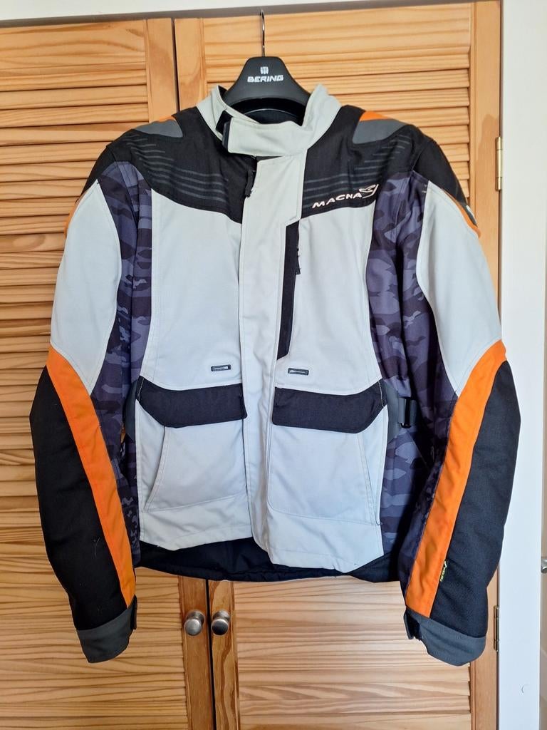 Macna motorjas textiel waterdicht met bescherming L XL, Motoren, Kleding | Motorkleding, Jas | textiel, Heren, Ophalen of Verzenden