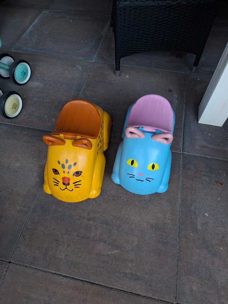 Loop auto blauw, Ophalen, Gebruikt, Loopvoertuig