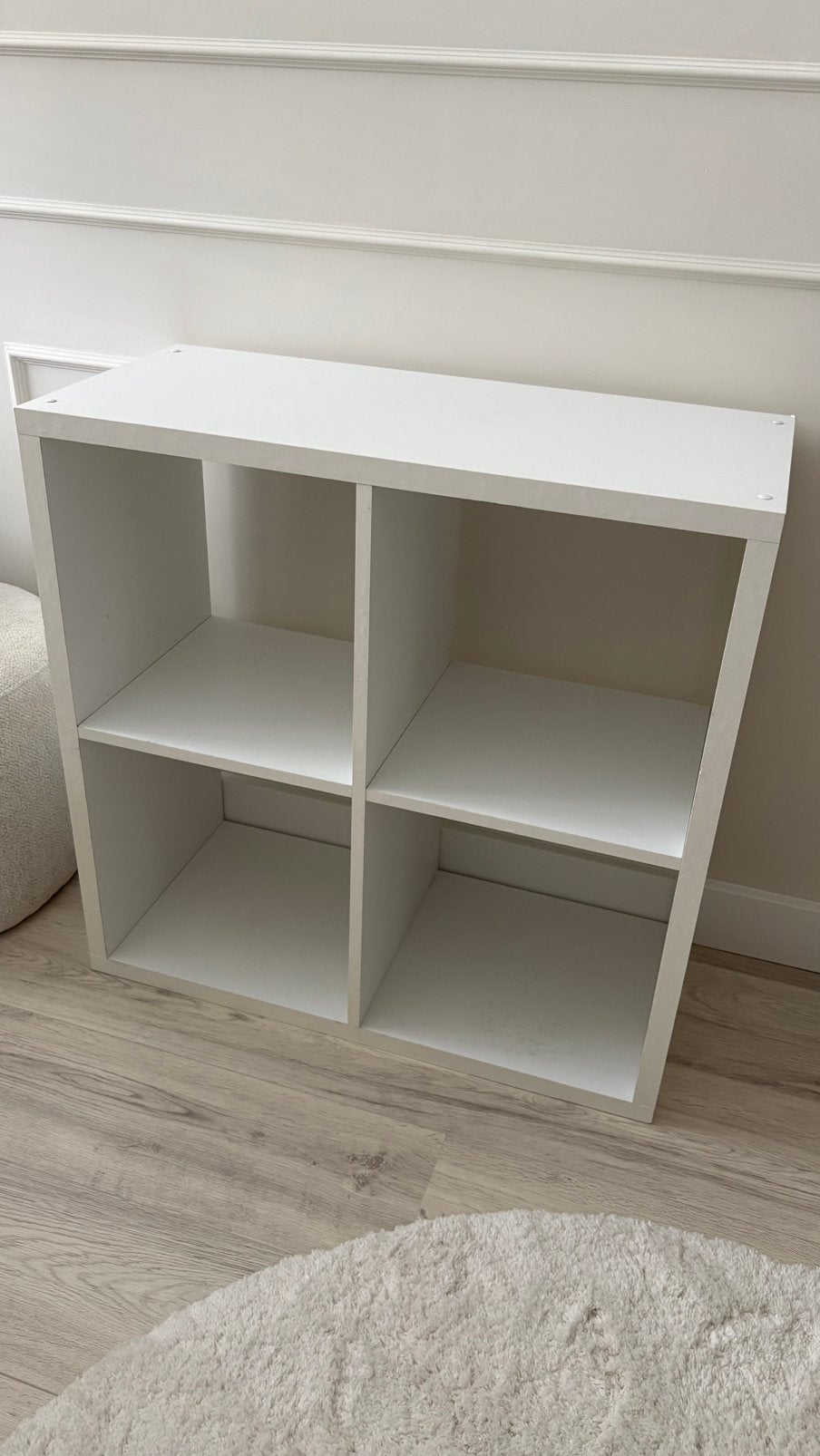 Vakkenkast wit 4 vakken Ikea Leen Bakker, Ophalen, Gebruikt