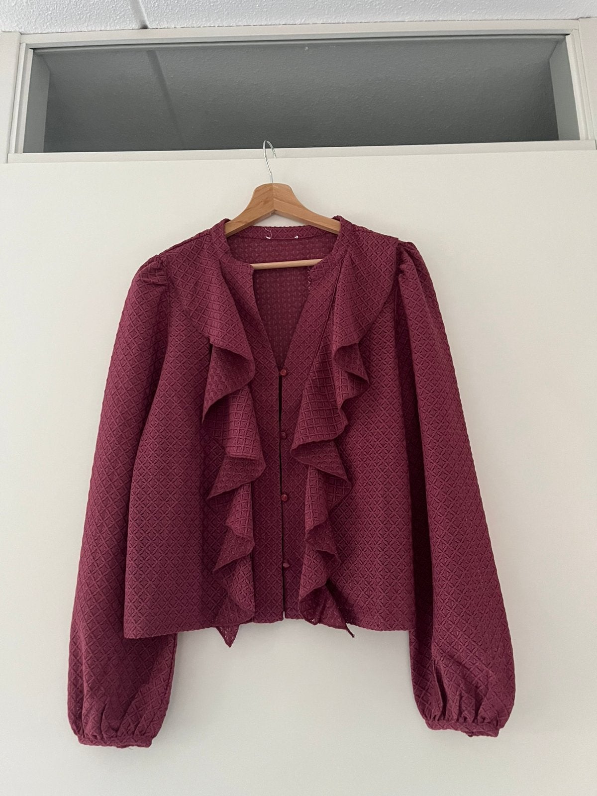 Blouse, Ophalen, Zo goed als nieuw, Rood