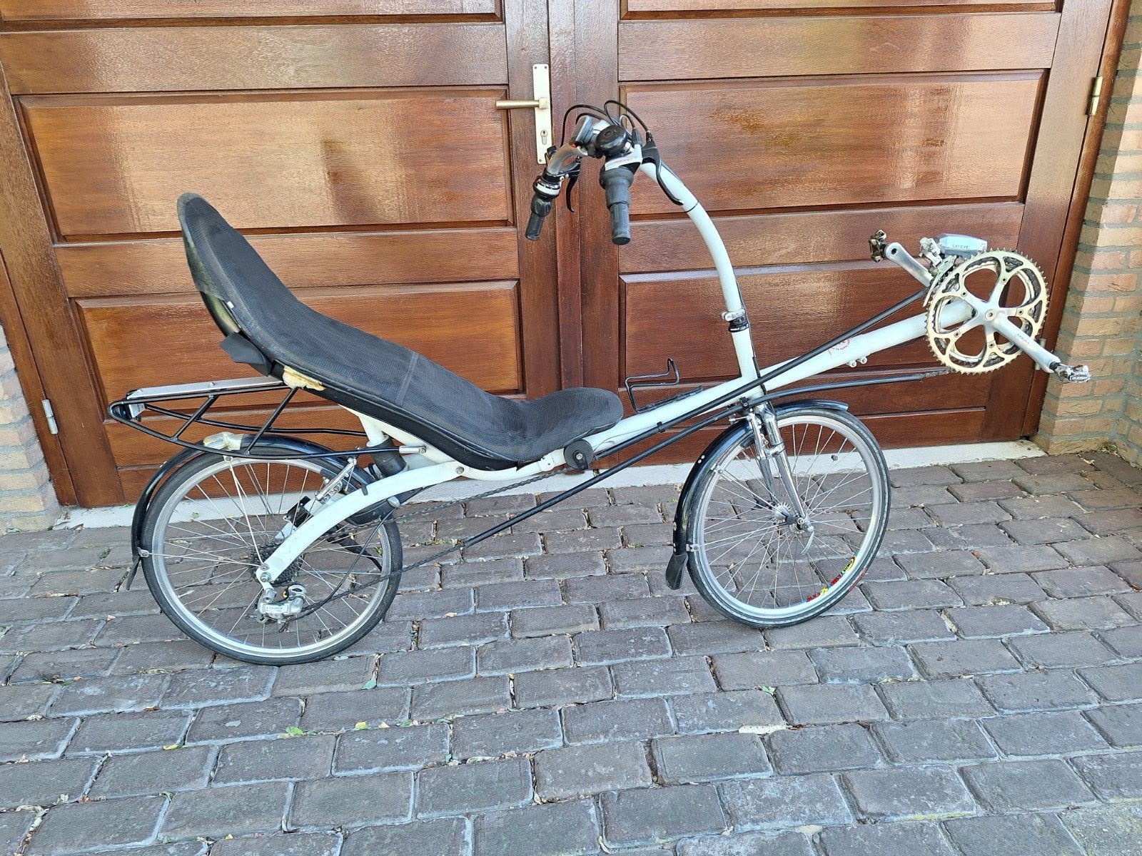 Ligfiets M5 20/20, Gebruikt, Velgrem, Bovenstuur, Ophalen