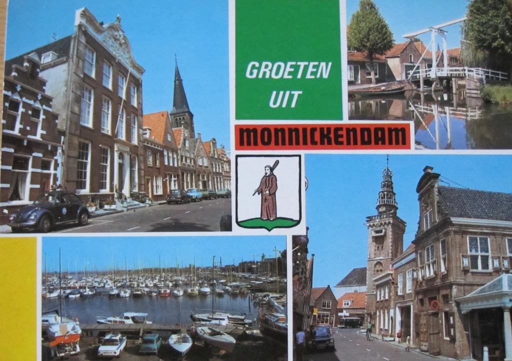 groeten uit Monnickendam - nieuw, Verzamelen, Ansichtkaarten | Nederland, Verzenden, 1980 tot heden, Ongelopen, Noord-Holland
