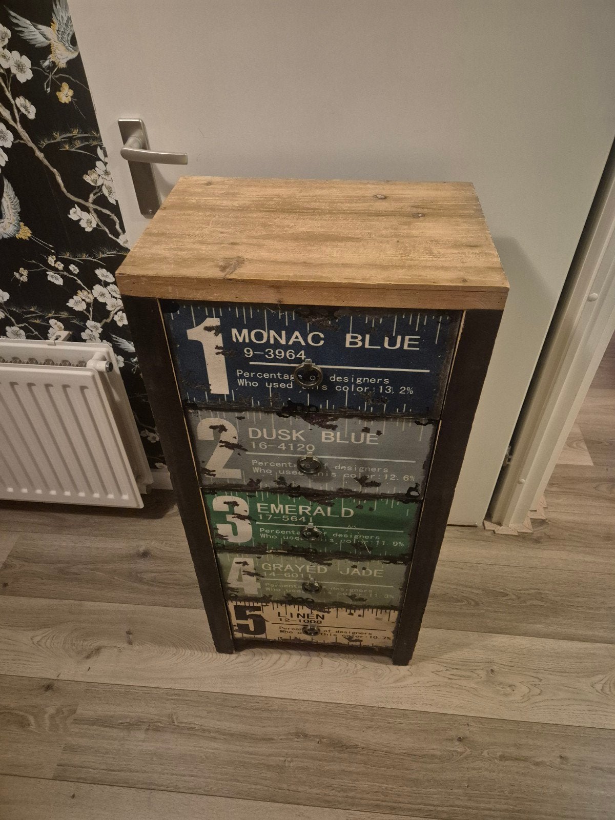 Ladekastje met 5 laden - 102 cm hoog, Huis en Inrichting, Kasten | Ladekasten, Minder dan 50 cm, Gebruikt, 5 laden of meer, 100 tot 150 cm