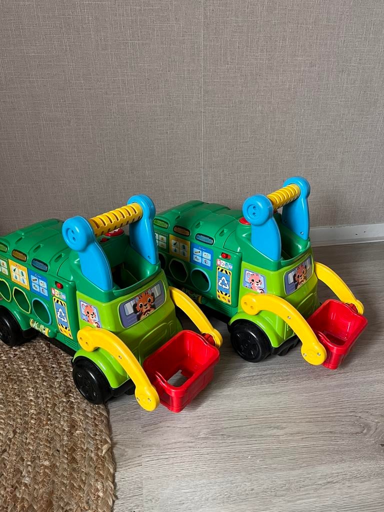 2x leer en sorteer truck van VTech, Ophalen of Verzenden, Gebruikt