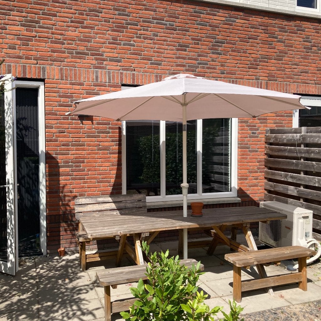 Parasol (met tilt), Ophalen, Gebruikt, Stokparasol, Kantelbaar