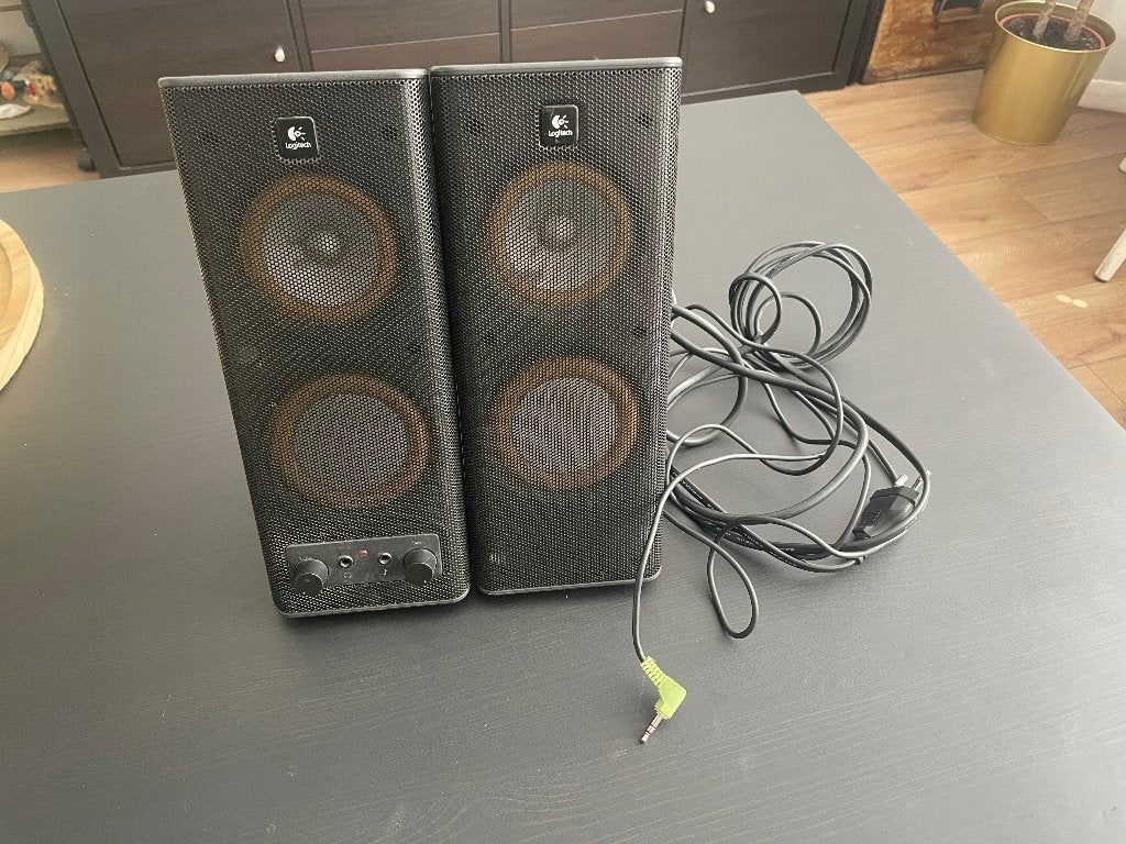 Logitech Desktop Speakers S0264B, Computers en Software, Ophalen of Verzenden, Gebruikt, Logitech