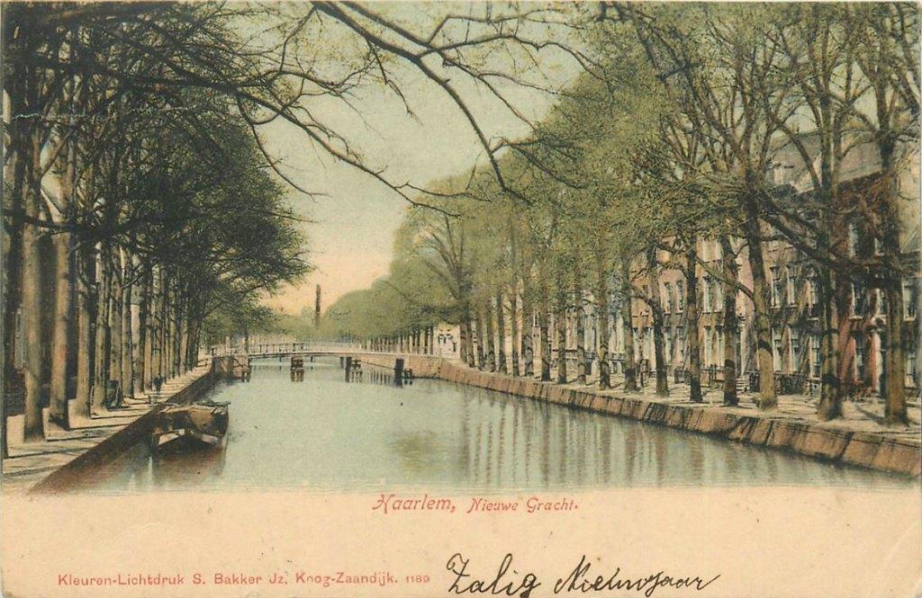 701-386-023 Haarlem Nieuwe Gracht, Verzenden, Voor 1920, Noord-Holland