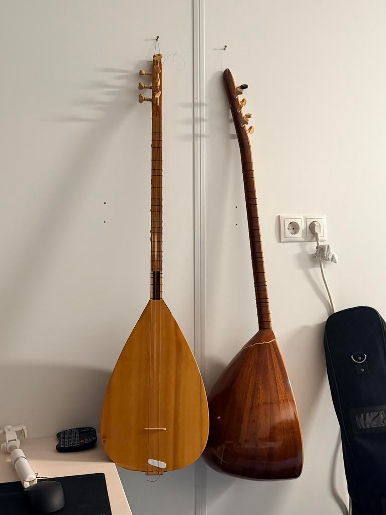 Twee Baglama Saz instrumenten - Turkse muziek, Ophalen of Verzenden, Gebruikt, Luit, Saz of Bouzouki