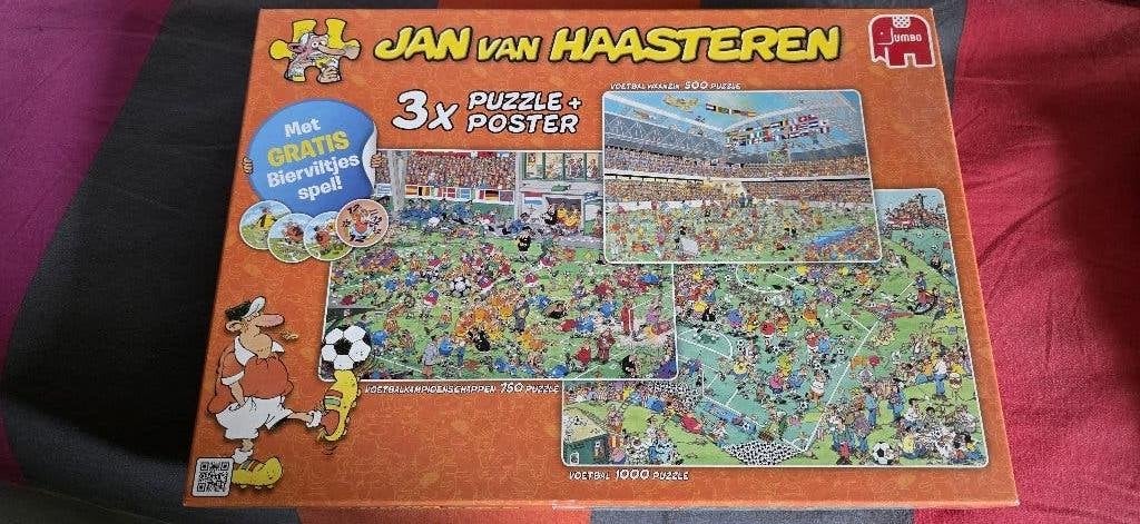 jan van haasteren 3x 1000 stukjes, Ophalen of Verzenden, 500 t/m 1500 stukjes, Zo goed als nieuw