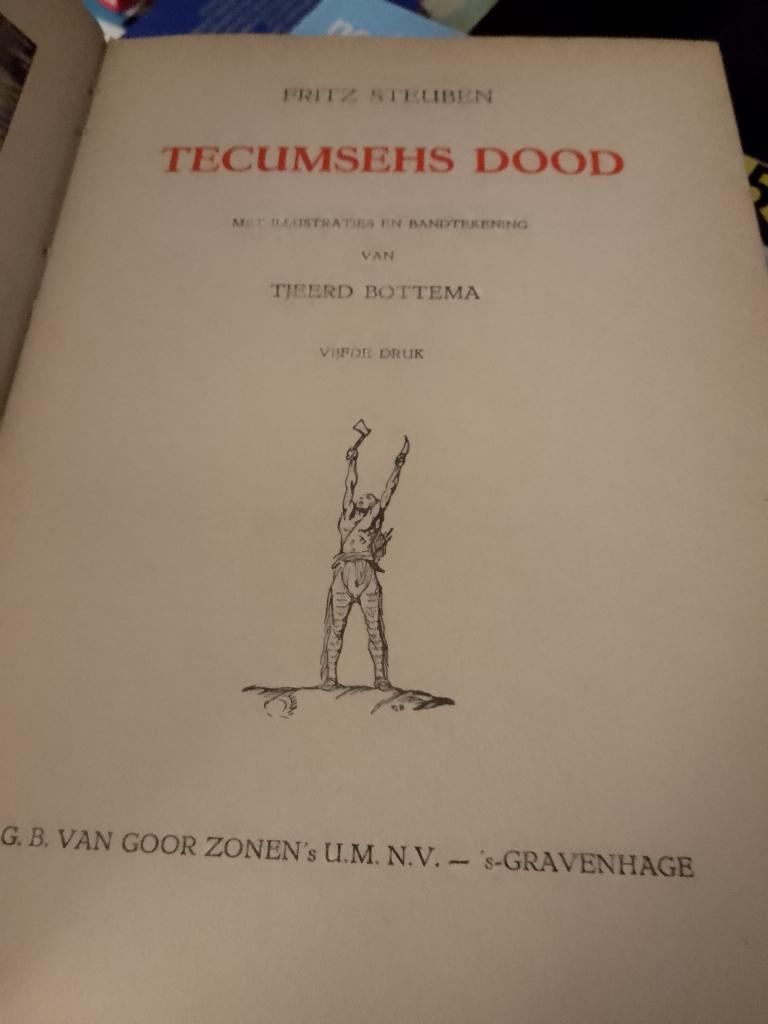 boek tecumseh s dood      steuben, Ophalen of Verzenden, Gelezen