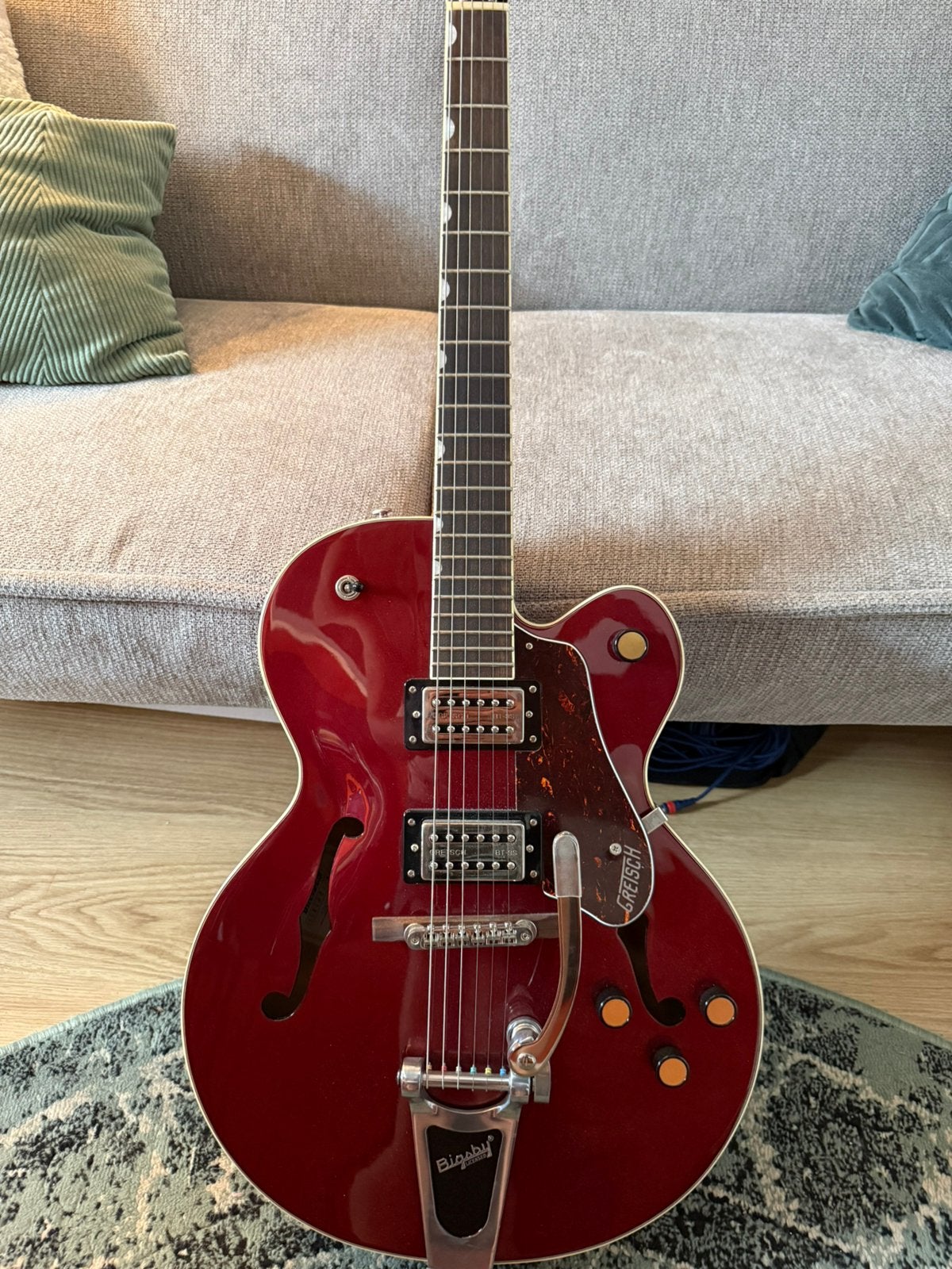 Gretsch G2420T Streamliner Hollow Body Bigsby – Brandywine, Ophalen, Nieuw, Hollow body, Overige merken