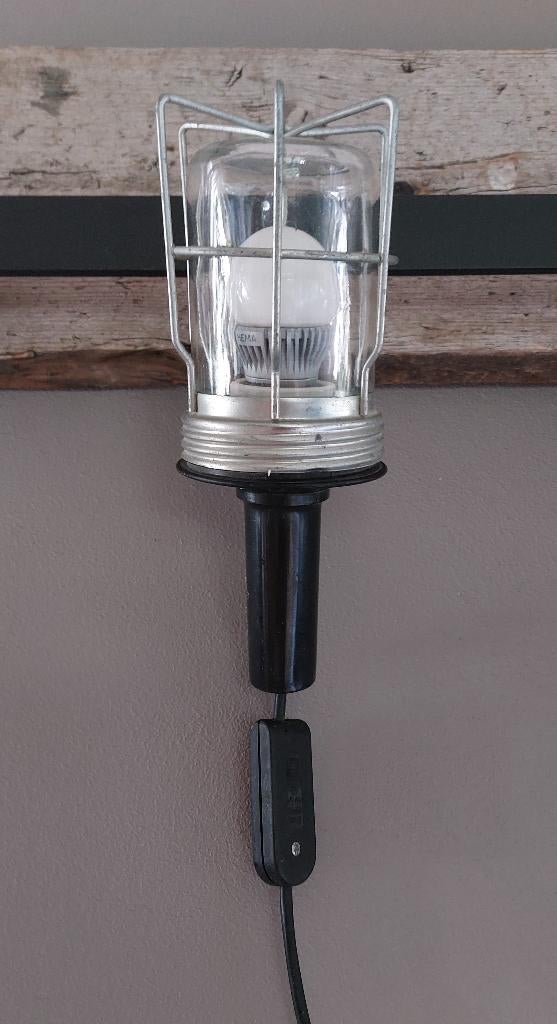 Looplamp/werklamp/kooilamp, vintage, Ophalen, Gebruikt, 50 tot 200 watt, Lamp