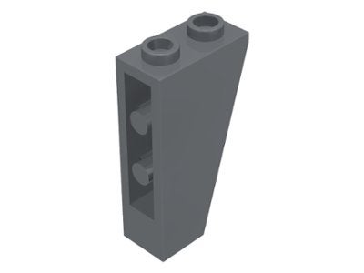 Lego Dark Bluish Gray Slope, Inverted 75 2 x 1 x 3, Gebruikt, Overige thema's, Lego, Ophalen of Verzenden