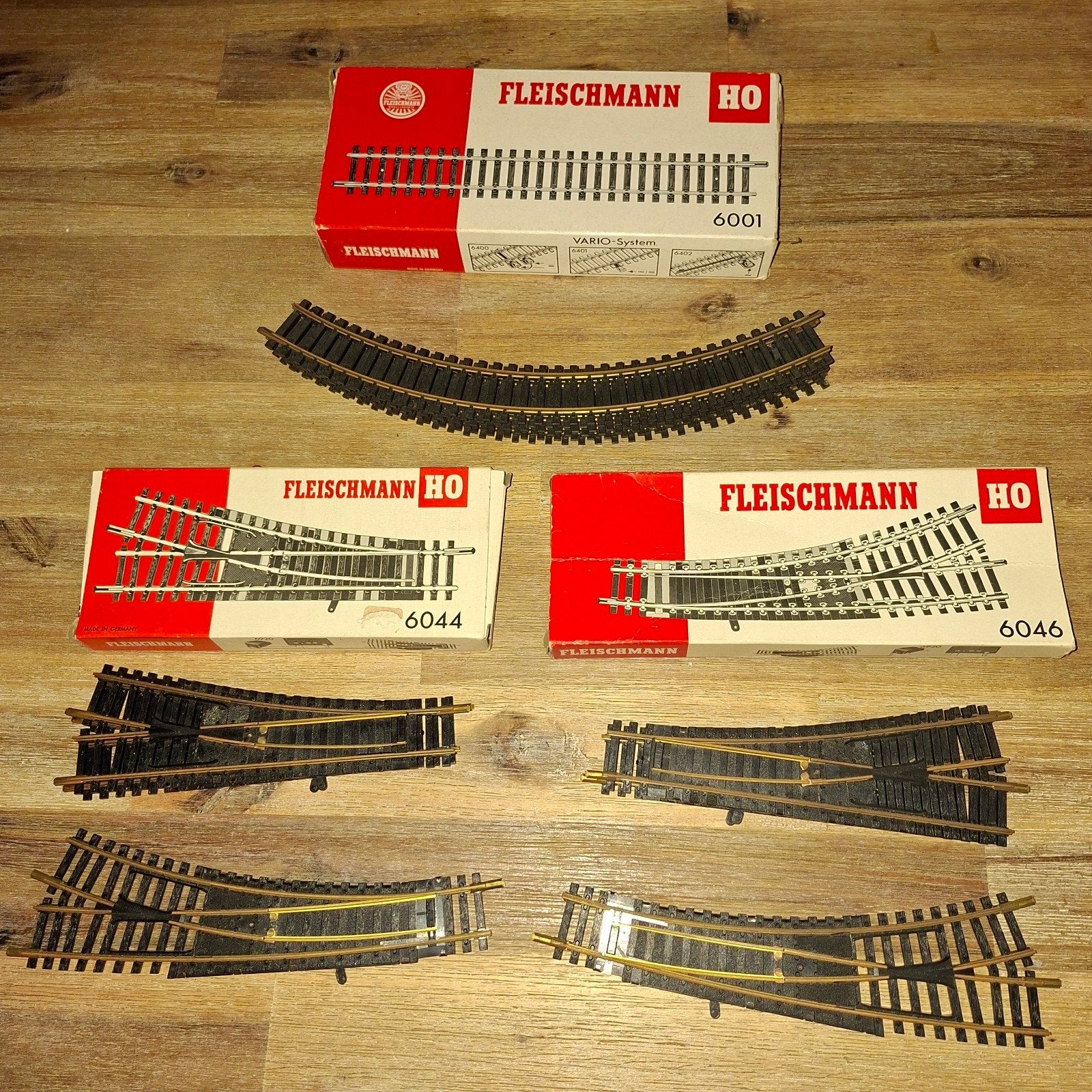 Fleischmann 50 jaar oude rails set, Ophalen, Gebruikt, Gelijkstroom, Fleischmann