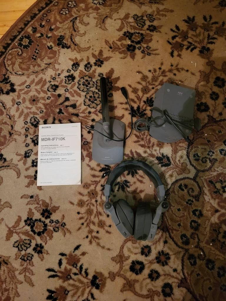 Sony MDR-IF710K Draadloze Hoofdtelefoon Systeem, Ophalen, Gebruikt, Over oor (circumaural), Sony