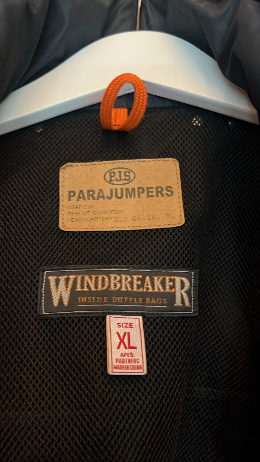 Parajumpers windbreakers jas xl, Ophalen, Zo goed als nieuw, Overige maten, Zwart