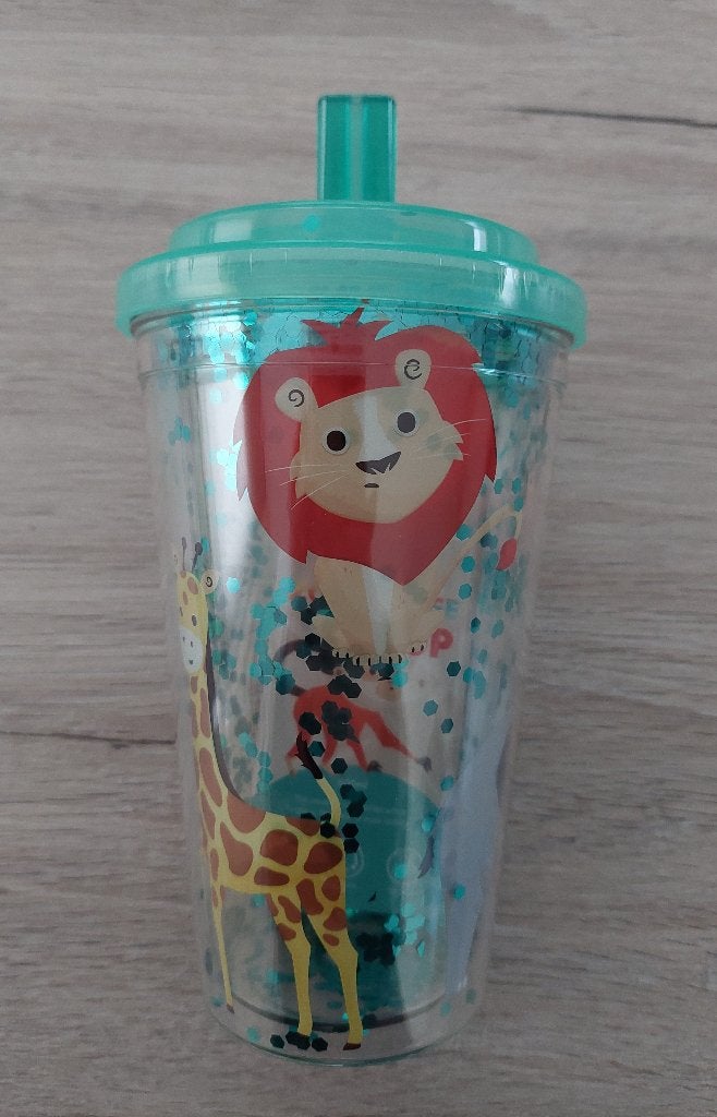 Dubbelwandige breukbestendige beker dieren - Nieuw, Ophalen of Verzenden, Nieuw