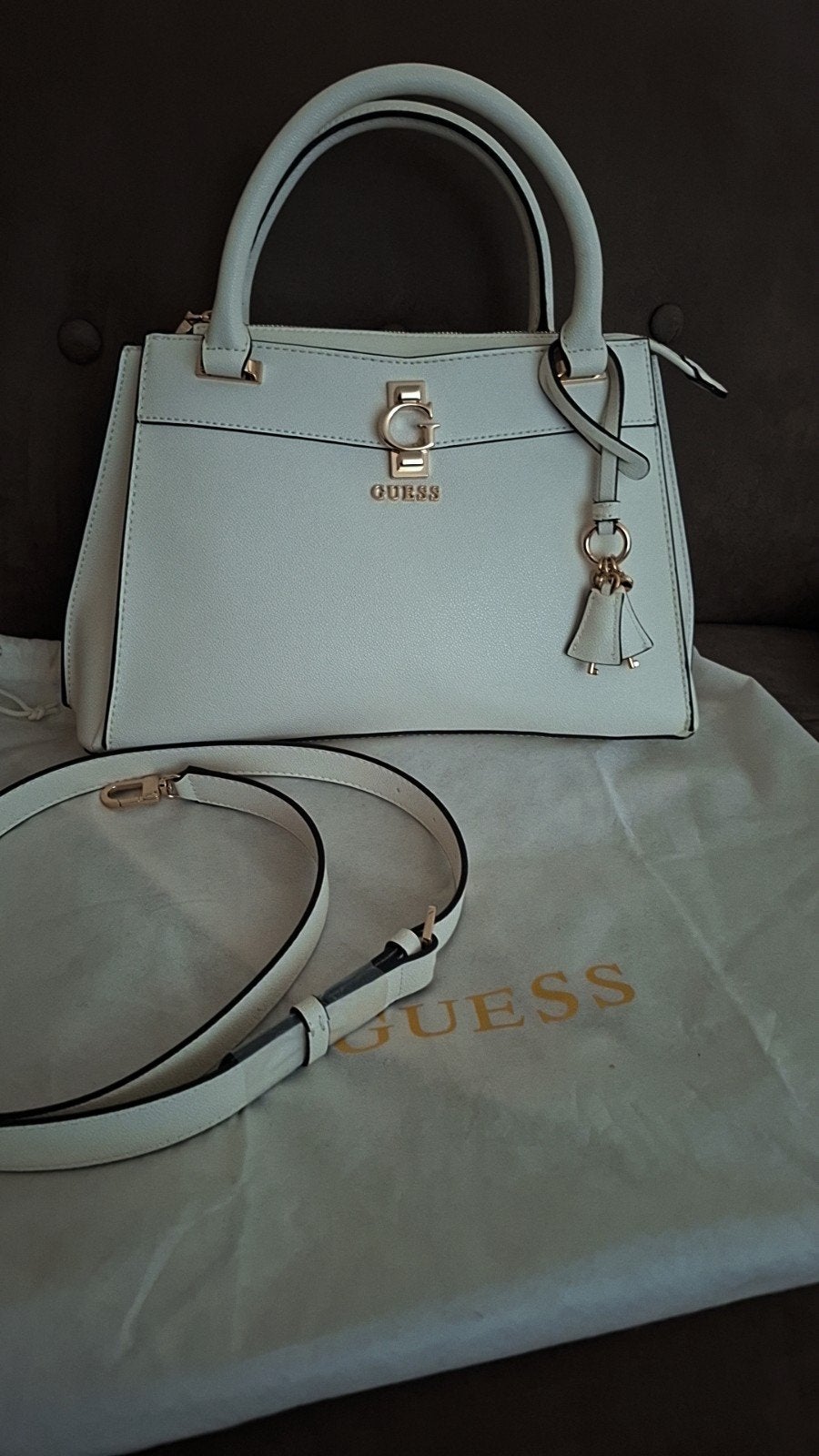 gues handtas, Ophalen of Verzenden, Nieuw, Beige, Handtas