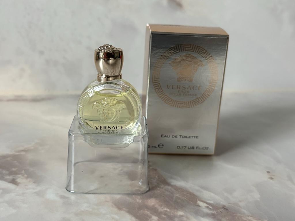 Versace Eros Pour Femme Eau de Toilette - Miniatuur 5ml, Sieraden, Tassen en Uiterlijk, Uiterlijk | Parfum, Zo goed als nieuw