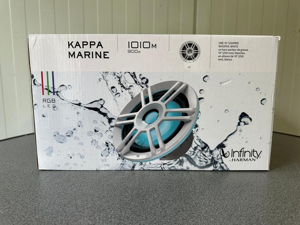 Infinity Kappa 1010M 10" 900 Watt Marine met led, Ophalen of Verzenden, Nieuw