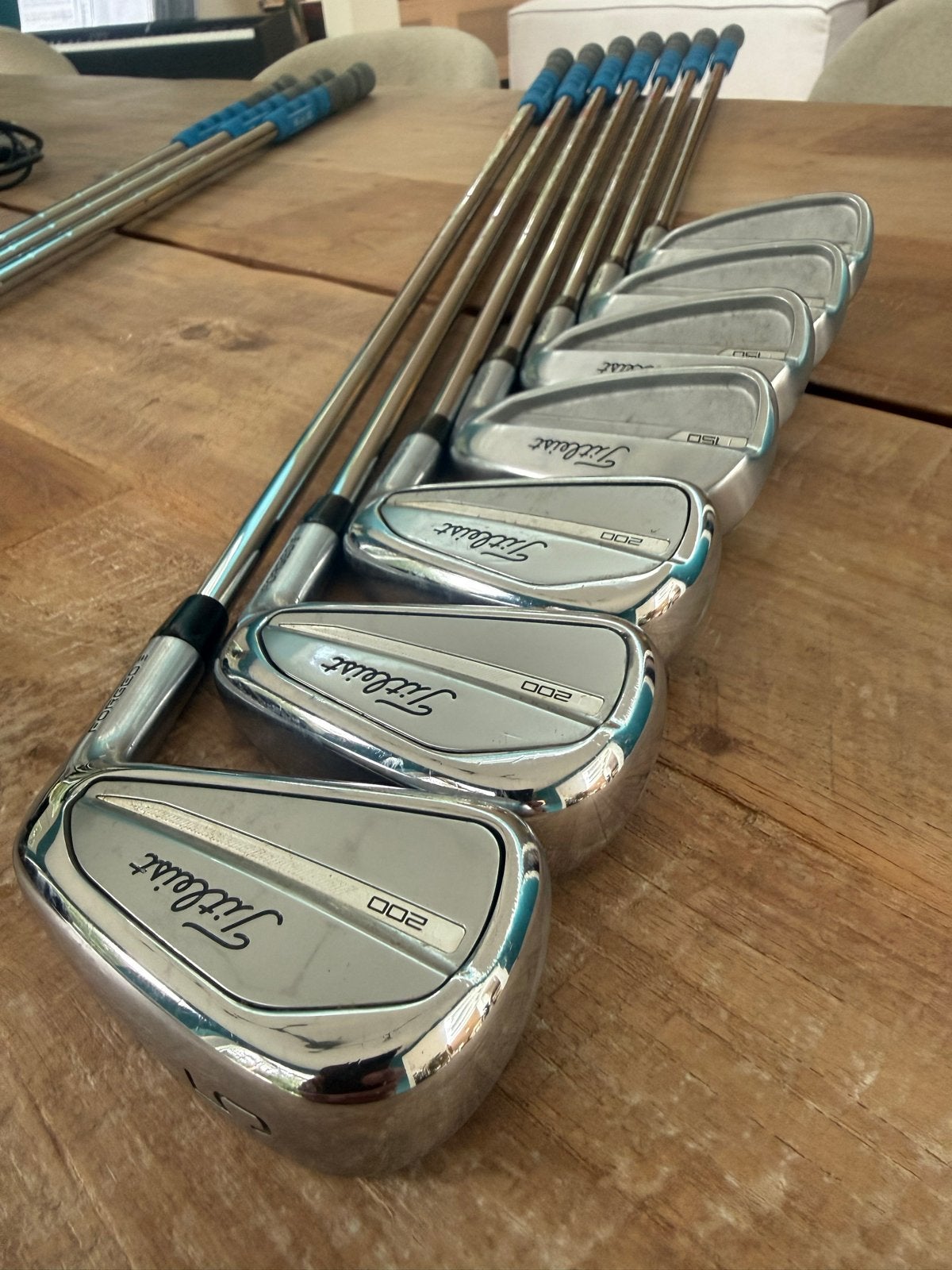 Titleist T150/T200 ijzerset (48-5) KBS Tour Lite Regular, Sport en Fitness, Golf, Ophalen of Verzenden, Zo goed als nieuw, Set