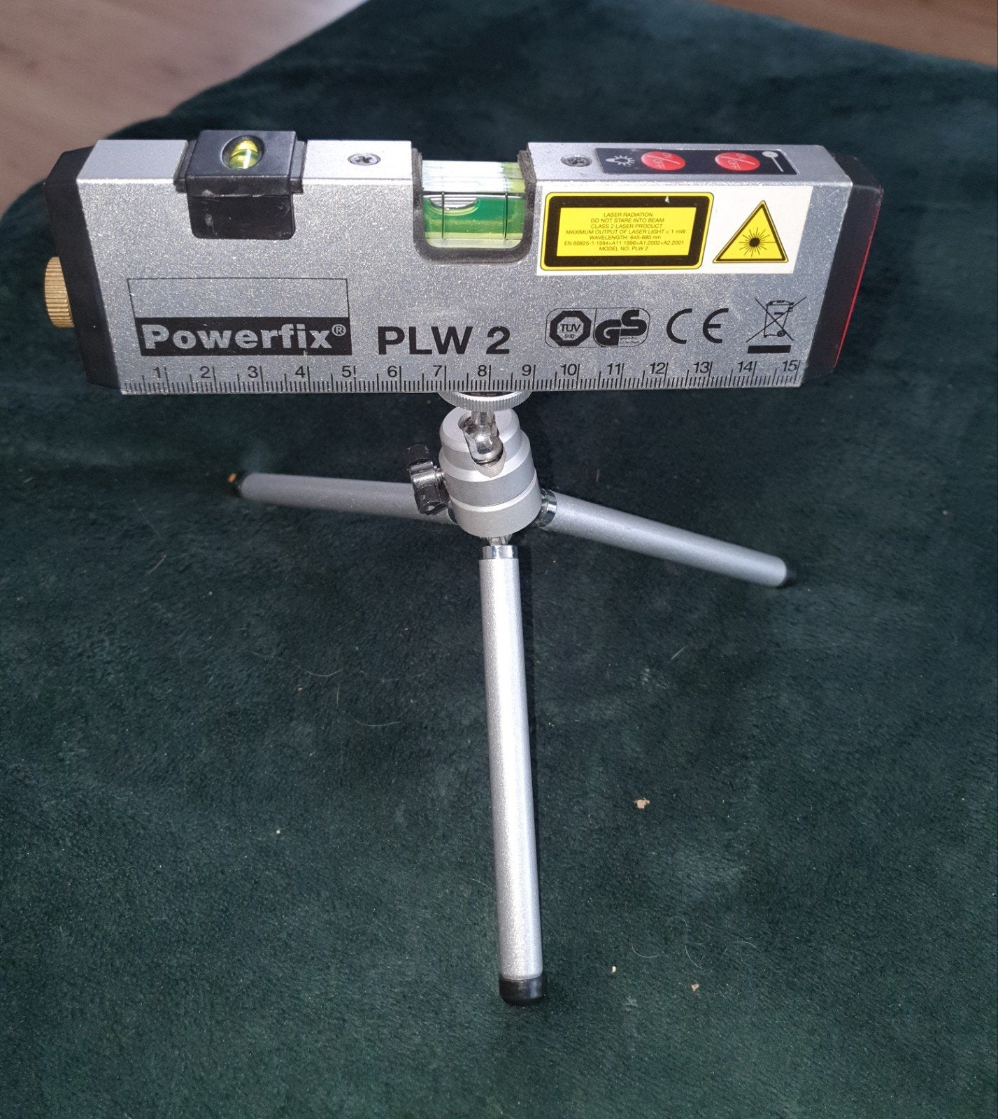 Powerfix PLW 2 Laser Waterpas met Statief, Ophalen, Gebruikt, Overige meters