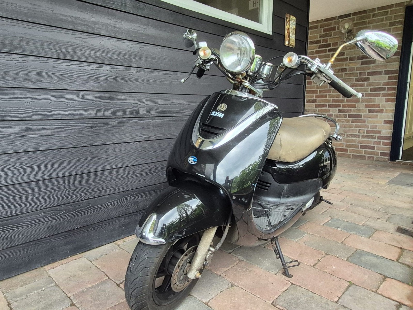 Te koop: Sym Allo uit 2010, geel kenteken, Ophalen, Gebruikt, Maximaal 45 km/u, Allo