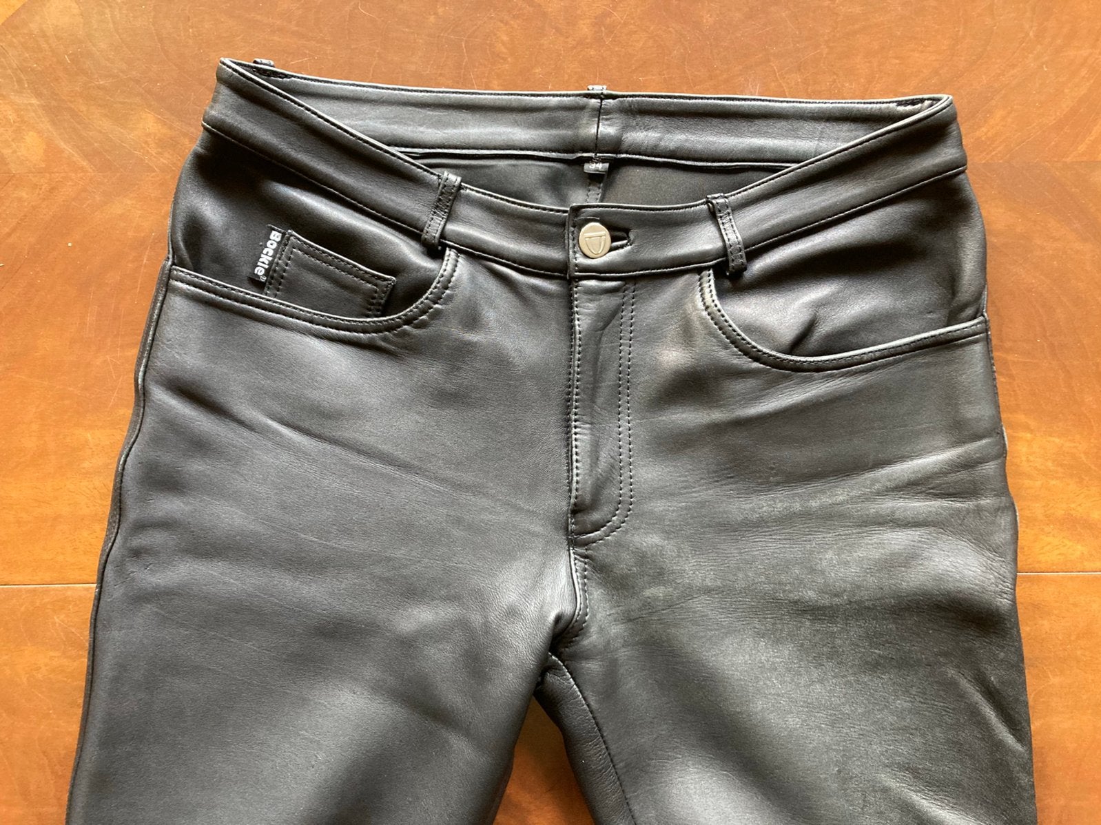 Bockle lamsleer strech jeans mt 34 €65,incl verz post nl, Kleding | Heren, Ophalen of Verzenden, Zo goed als nieuw, Zwart, W36 - W38 (confectie 52/54)