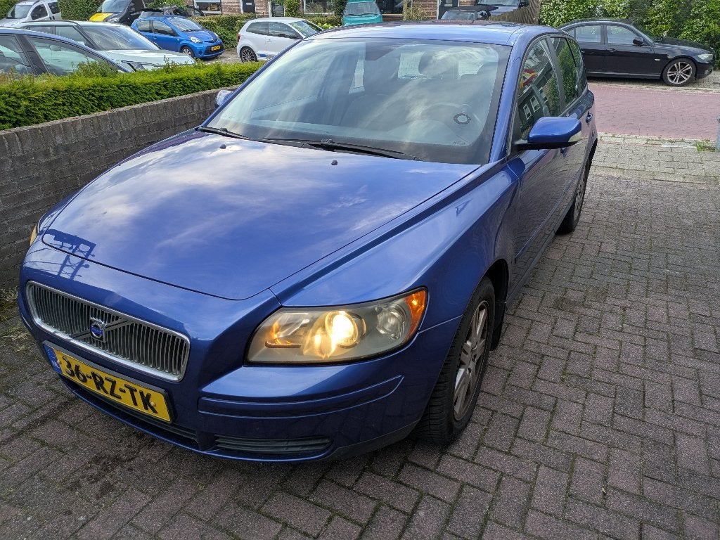 Volvo V50 1.8 Kinetic 2005 Blauw, Voorwielaandrijving, 1281 kg, 4 cilinders, Blauw