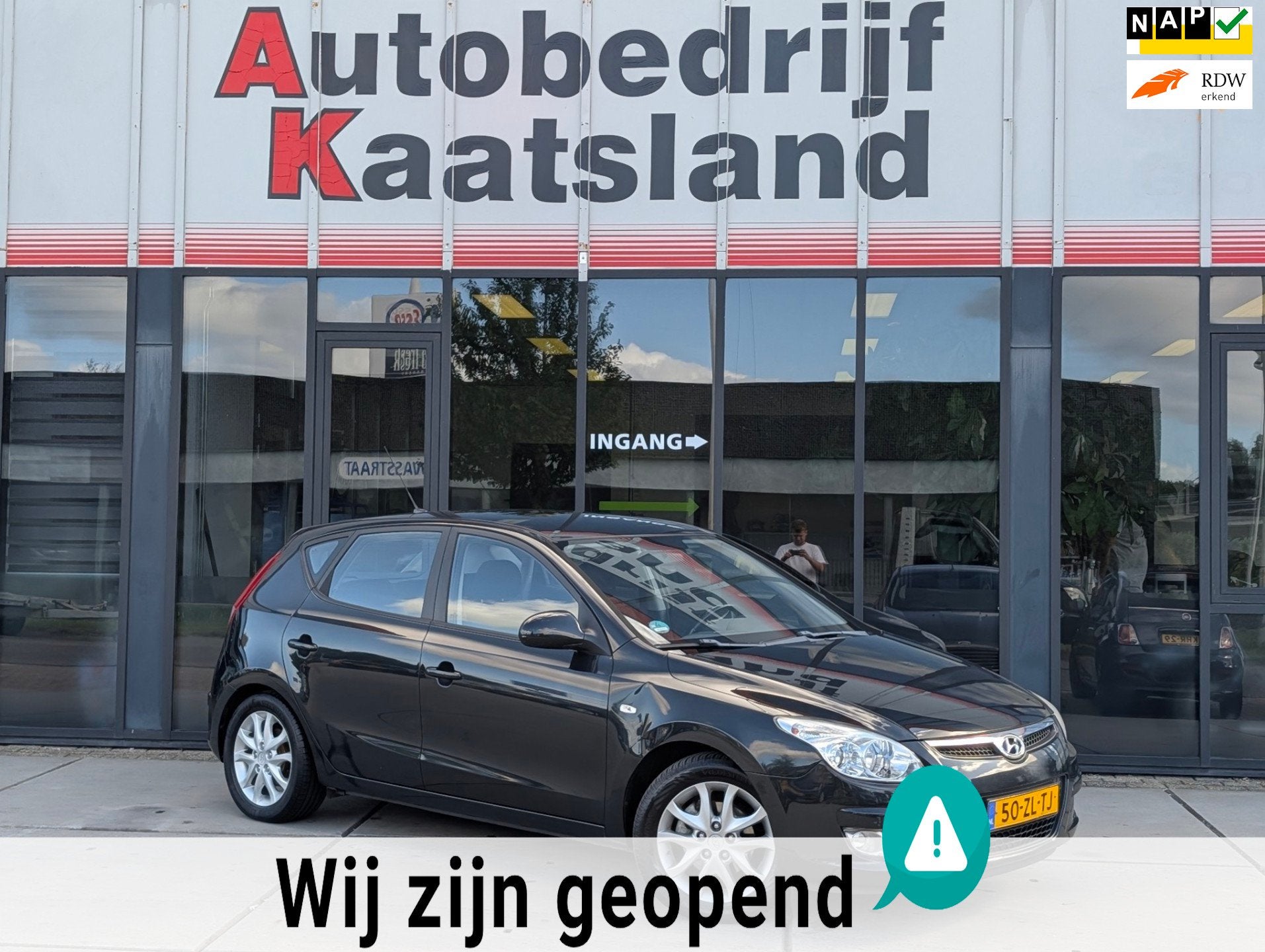 Hyundai I30 1.6i Dynamic Business - Clima - Cruise -, Stof, Gebruikt, 4 cilinders, Origineel Nederlands