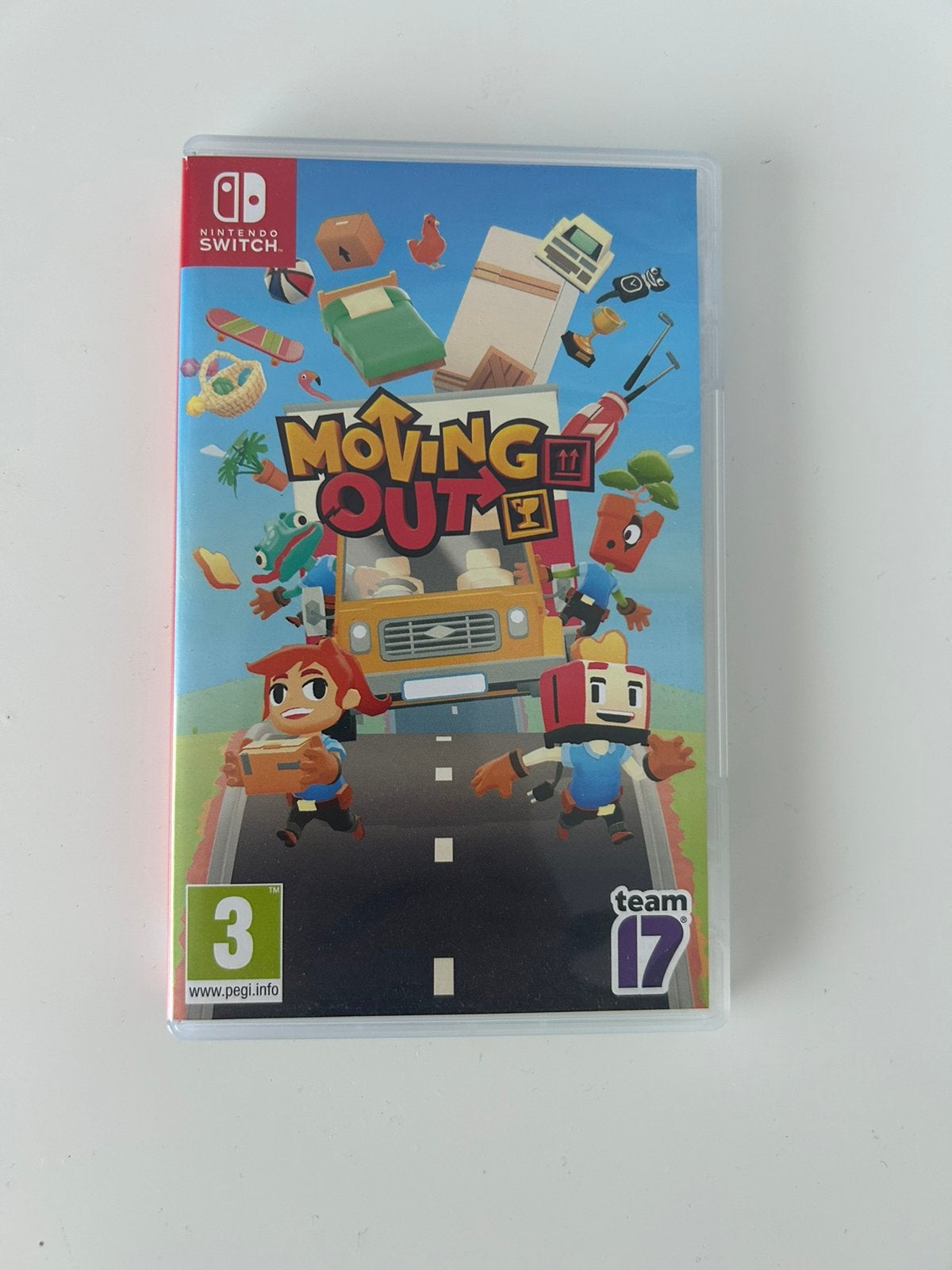 Moving Out - Nintendo Switch (Zo goed als nieuw), Ophalen, Overige genres, Eén computer, Zo goed als nieuw