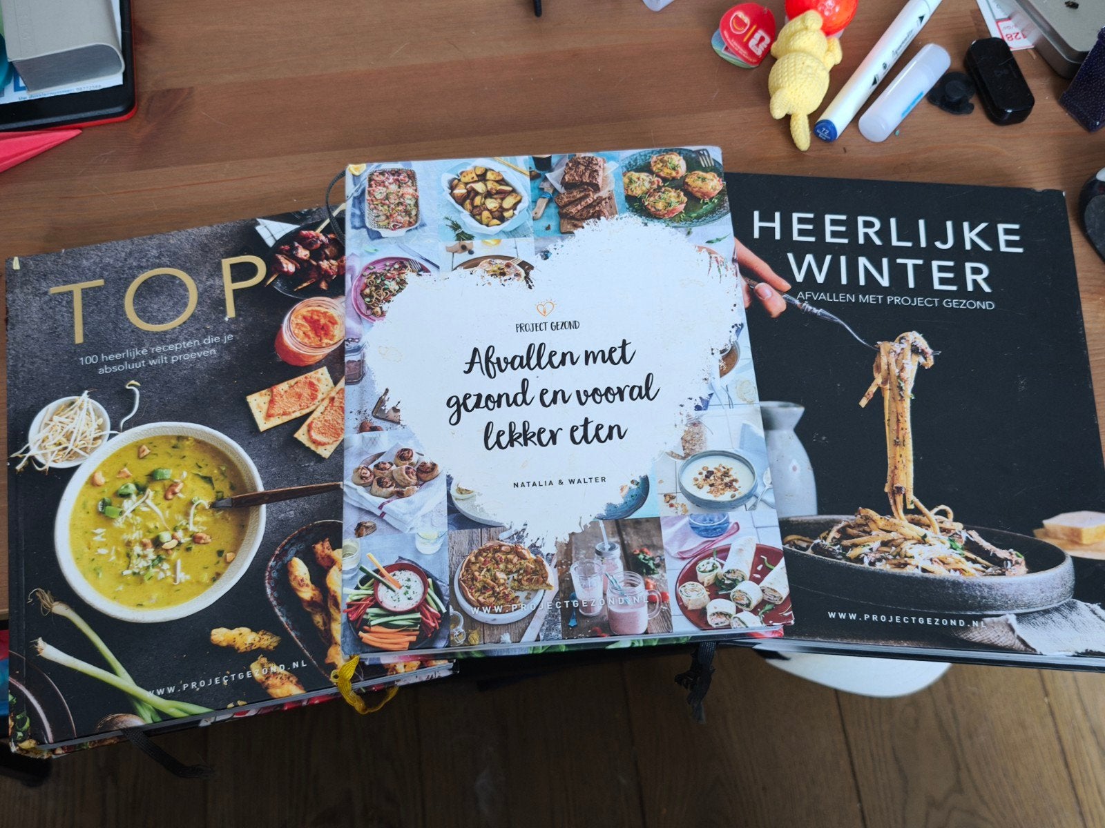 3 Project Gezond kookboeken, Ophalen of Verzenden, Gelezen