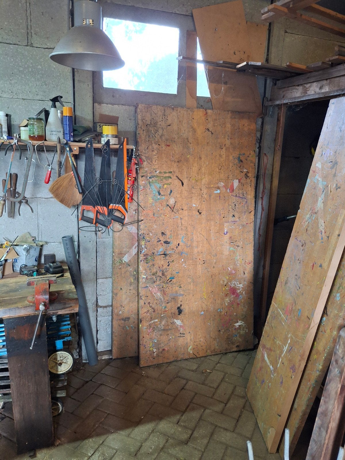 beuken werkblad 200x100x4, Ophalen of Verzenden