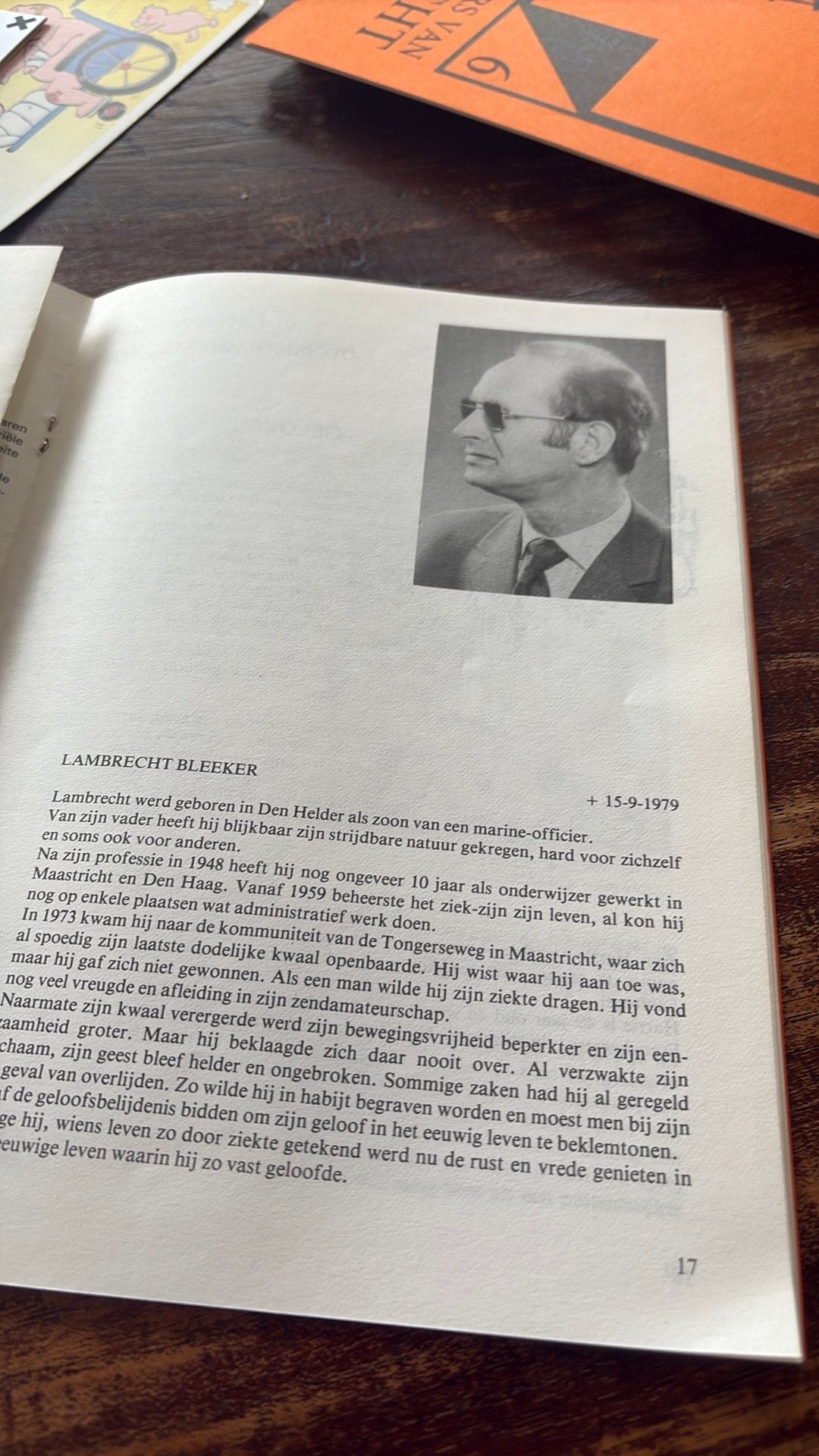 Tijdschrift broeders van Maastricht 1979, Ophalen of Verzenden, Zo goed als nieuw, Kaart of Prent