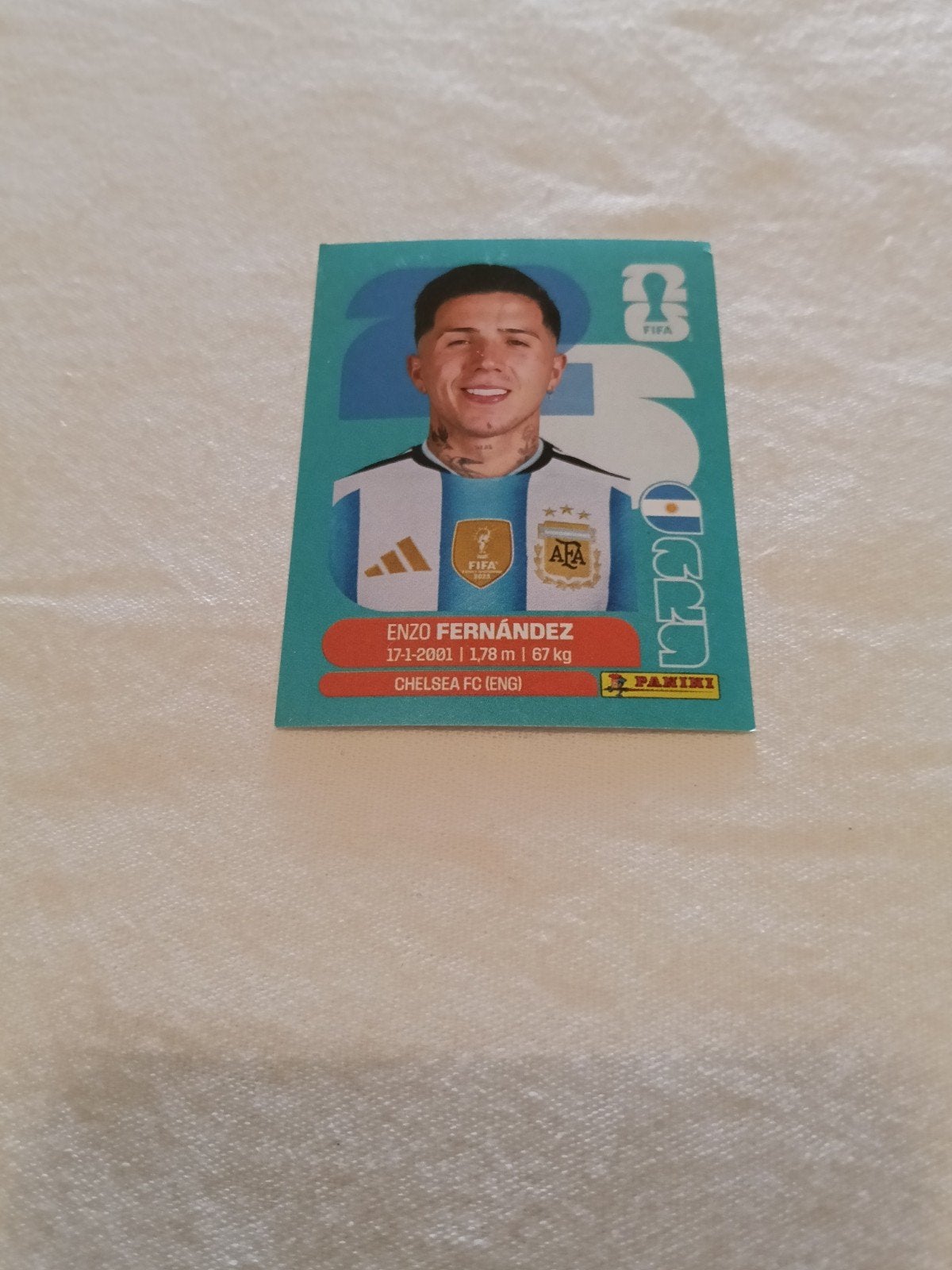 Enzo Fernández Panini FIFA Spelerskaart - Chelsea FC, Ophalen of Verzenden, Zo goed als nieuw, Buitenlandse clubs, Spelerskaart