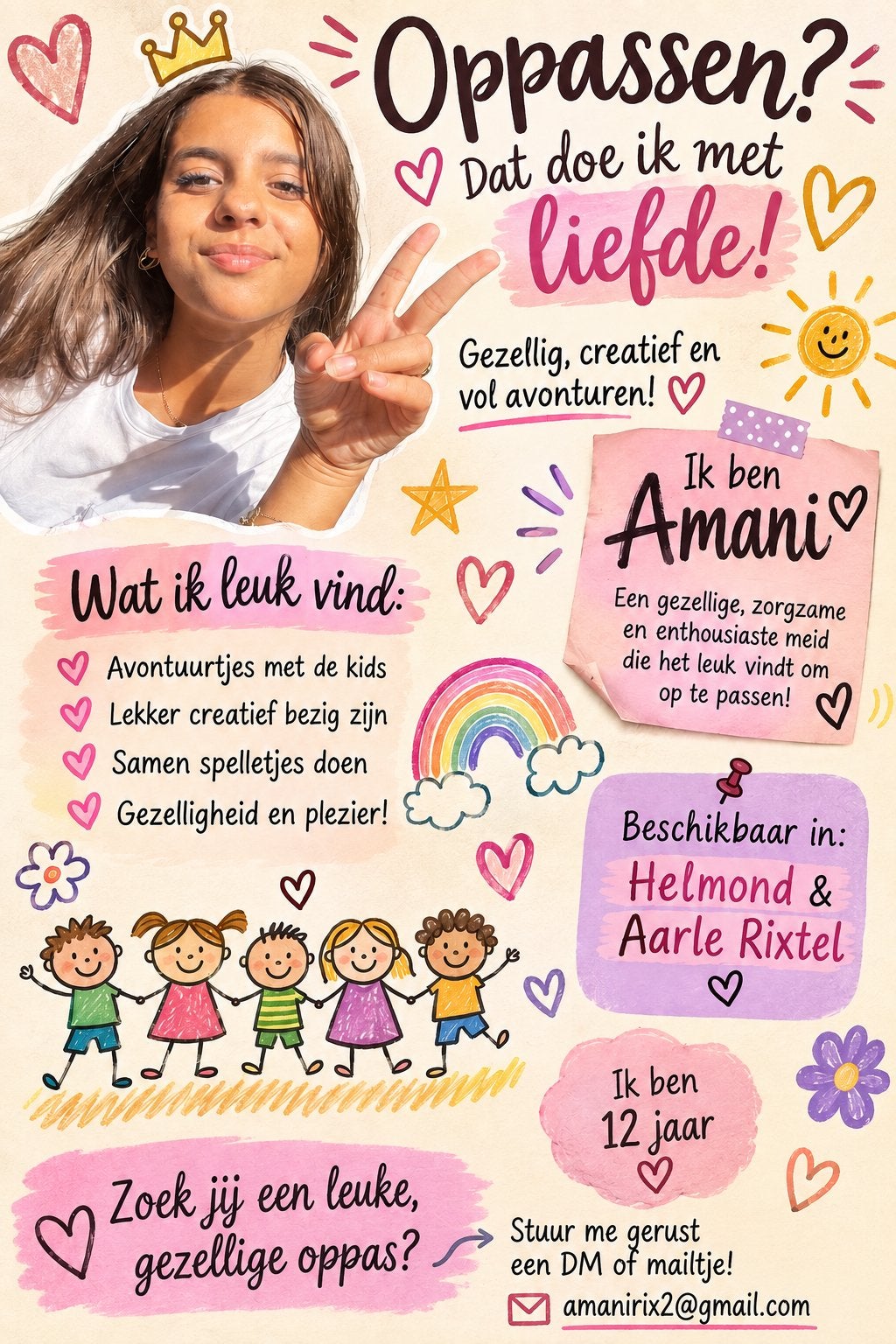 Oppas adres gezocht, Starter, 25 - 32 uur, Overige niveaus, Geschikt als bijbaan